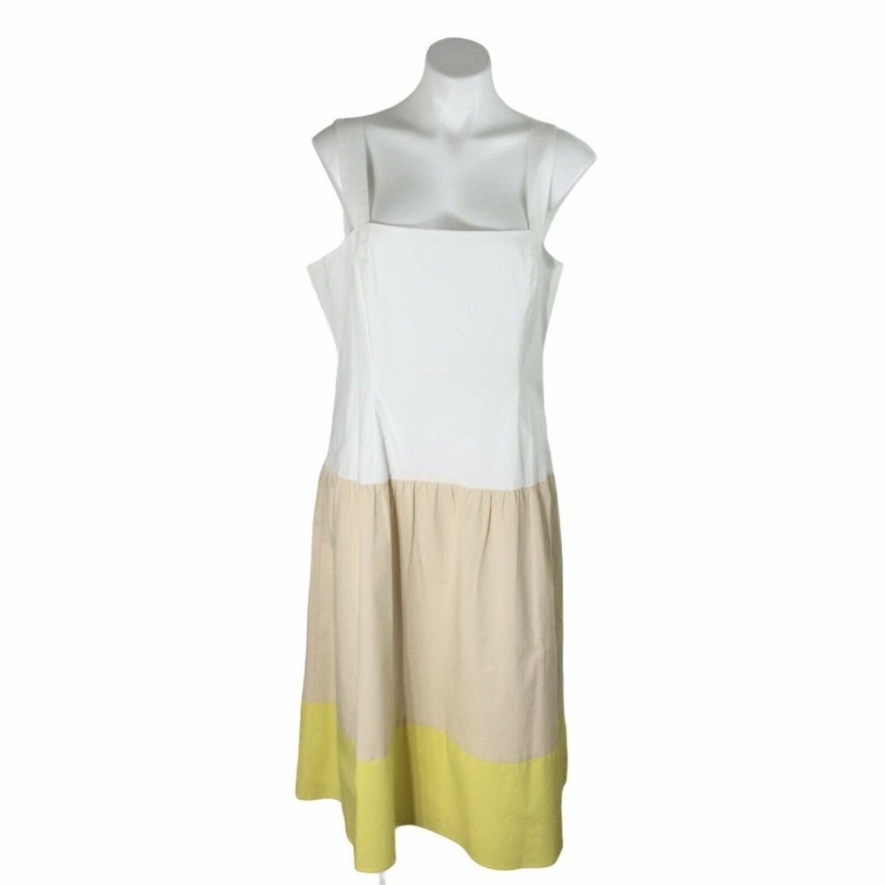 Cremieux Dress Anna Tiered Color Block Sleeveless